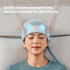 Máy Massage Đầu PHILIPS 1321-ôm trọn vùng đầu 360⁰, túi hơi tuần hoàn massage 6 vùng