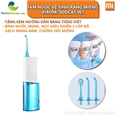 Máy Tăm nước vệ sinh răng miệng Soocas W3