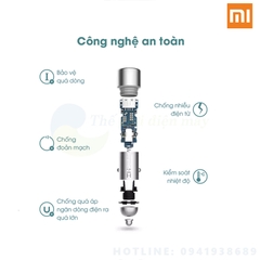 Tẩu sạc nhanh ô tô Xiaomi ZMI AP821 QC 3.0, vỏ đồng thau, hai cổng USB