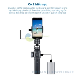 Tay cầm chống rung Gimbal Zhiyun Smooth 4