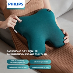 Máy Massage Lưng PHILIPS 3111-thiết kế sạc không dây hoạt động liên tục,thiết kế chiều cao 290mm