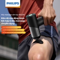 Máy Massage Cầm Tay PHILIPS 7323-3203G Với 7 cấp độ điều chỉnh,Kết hợp 6 đầu massage chuyên dụng