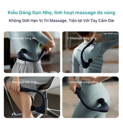 Máy Massage Cầm Tay PHILIPS 7331-thiết kế vòng cung hình dạng số 7,tay cầm chống sốc