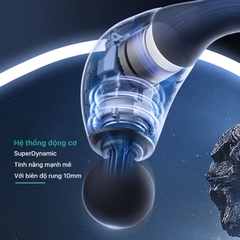 Máy Massage Cầm Tay PHILIPS 7331-thiết kế vòng cung hình dạng số 7,tay cầm chống sốc