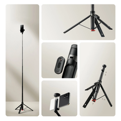 Gậy selfie zoom chụp ảnh Bluetooth Xiaomi Selfie Tripod Stick 1.6m
