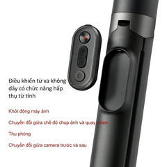 Gậy selfie zoom chụp ảnh Bluetooth Xiaomi Selfie Tripod Stick 1.6m