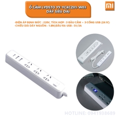 Ổ cắm Lydsto YY-YCXCZ01-W03 dây siêu dài