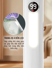 Vợt muỗi kiêm đèn bắt muỗi kèm đèn ngủ Milife B1