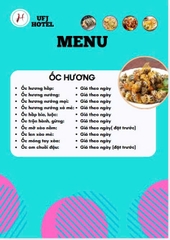 MENU NHÀ HÀNG  - KHÁCH SẠN