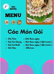 MENU NHÀ HÀNG  - KHÁCH SẠN