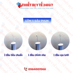 Máy Tăm Nước Cầm Tay 5 Đầu Phun Chống Nước IPX7 ORM 1026A