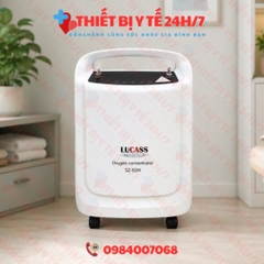 Máy tạo oxy 2 in 1 Lucass SZ-6DW + xông khí dung TẶNG KÈM MÁY ĐO SPO2