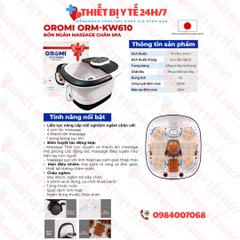 Bồn Ngâm Massage Chân Hồng Ngoại Tự Động Thành Thấp ORM-KW610