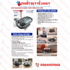 Máy Massage 16 Đầu Toàn Thân Cao Cấp ORM-205