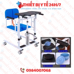 Ghế Nâng Chuyển Bệnh Nhân Có Đệm Ngồi Và Bàn Ăn XC-02
