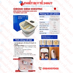 Bồn Ngâm Massage Chân Hồng Ngoại Tự Động Gấp Gọn ORM-KW275C
