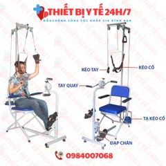 Bộ Ghế Tập Vật Lý Trị Liệu - Thiết Bị Phục Hồi Chức Năng 4 in 1