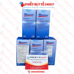 Que thử nước tiểu ACON Mission 3 thông số (Glu/pH/Pro) - Hộp 100 que