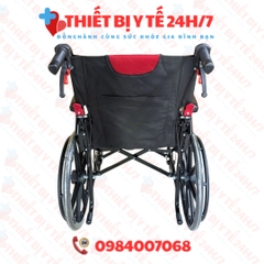 Xe Lăn Sơn Tĩnh Điện Vành Đúc Có Phanh XL-82