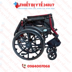 Xe Lăn Sơn Tĩnh Điện Vành Đúc Có Phanh XL-82