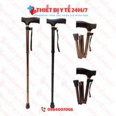 Gậy batoong cho người già gập 4 khúc