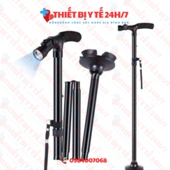 GẬY CHỐNG 1 CHÂN GẤP GỌN CÓ ĐÈN