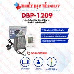 Máy Đo Huyết Áp Điện Tử Bắp Tay - Có Hỗ Trợ Giọng Nói DBP-1209