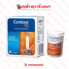 Que Thử Đường Huyết Contour TS (Hộp 25 que)