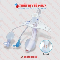 Ống Canuyn Mở Khí Quản 2 Nòng Có Bóng Có Cửa Sổ Kèm Ống Hút trên bóng MERA SOFIT D-7CFS Hoặc D-8CFS