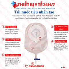 [HÀNG VIỆT NAM GIÁ TÔT] Túi nước tiểu nhân tạo 1 mảnh - Túi đựng dịch dẫn lưu