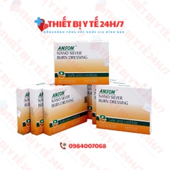 Anson nano silver burn dressing 10cm x 15cm (Gạc vết thương nano bạc Anson 10x15cm)