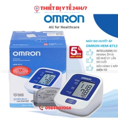 Máy đo huyết áp bắp tay Omron HEM-8712