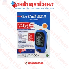 [Bảo Hành Trọn Đời] Máy Đo Đường Huyết On Call® EZ II Kèm Hộp 25 Que Thử Đường Huyết Và 25 Kim Lấy Máu