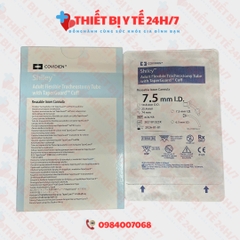 Ống Canuyn Mở Khí Quản Hai Nòng Shiley - 6CN75R (có bóng, không cửa sổ)