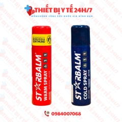 Combo Xịt Nóng & Xịt Lạnh Starbalm, Dùng Trước - Trong - Sau Khi Vận Động
