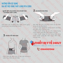 ĐAI HỖ TRỢ VÙNG CỘT SỐNG THẮT LƯNG – BONBONE PITA CORU STANDARD