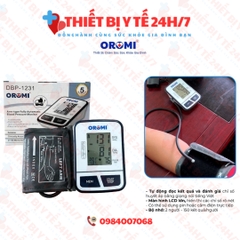 Máy Đo Huyết Áp Điện Tử OROMI - Trợ Lý Ảo Tiếng Việt DBP-1231