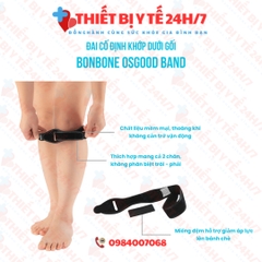 Đai cố định khớp dưới gối bonbone Osgood Band – Bảo vệ dây chằng, hỗ trợ vận động an toàn