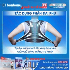 Đai chống gù lưng bonbone Pita Sapo Posture – Chính hãng, giảm đau, cải thiện tư thế hiệu quả