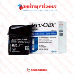 [HÀNG CHÍNH HÃNG] Que thử đường huyết Accu-Chek Guide theo dõi đường huyết (25 que)