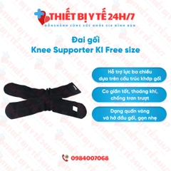 Đai đầu gối bonbone Free Knee Supporter KI – Bảo vệ khớp gối khi vận động, hỗ trợ thể thao