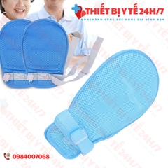 Găng tay cố định kiểm soát an toàn bảo vệ chống trầy xước cho bệnh nhân / người già