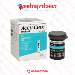 [HÀNG CHÍNH HÃNG] QUE THỬ ĐƯỜNG HUYẾT ACCU CHEK INSTANT (Hộp 50 que)