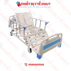 Giường đa năng 4 tay quay có bàn ăn có bô vệ sinh Humed HM-JD-H04C