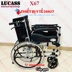 Xe lăn đa năng có bô ngả nằm, chống lật Lucass X67