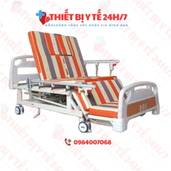 Giường điện y tế đa chức năng Akiko A89 có bô vệ sinh, bàn ăn, chậu gội đầu