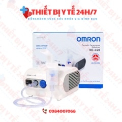Máy xông khí dung Omron NE-C28 kiểm soát hen suyễn, viêm phế quản mãn tính