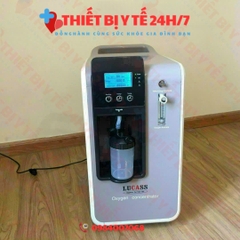 Máy tạo oxy 5 lít/phút Lucass SZ-5BW có chức năng xông