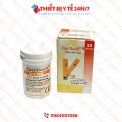 Que Thử Acid Uric - Gout Cho Máy Đo Rossmax Easy Touch GCU ET322 hộp 25 que