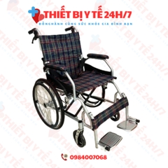 Xe lăn du lịch Lucass X63 khung hợp kim nhôm siêu nhẹ